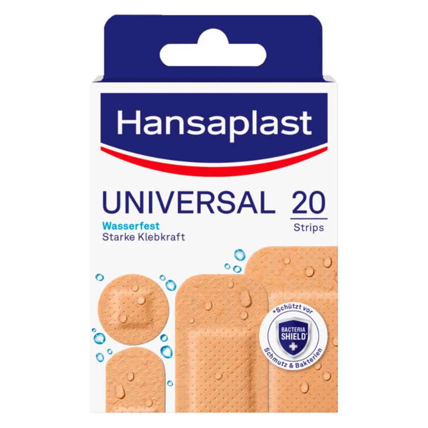Hansaplast Universal Strips Wasserfest 20 Stück